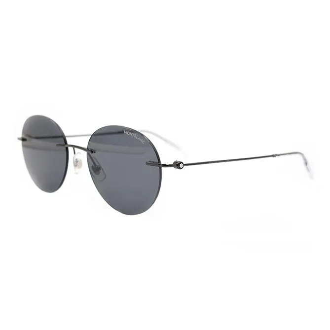 MONTBLANC Alloy Round Sunglasses Men's