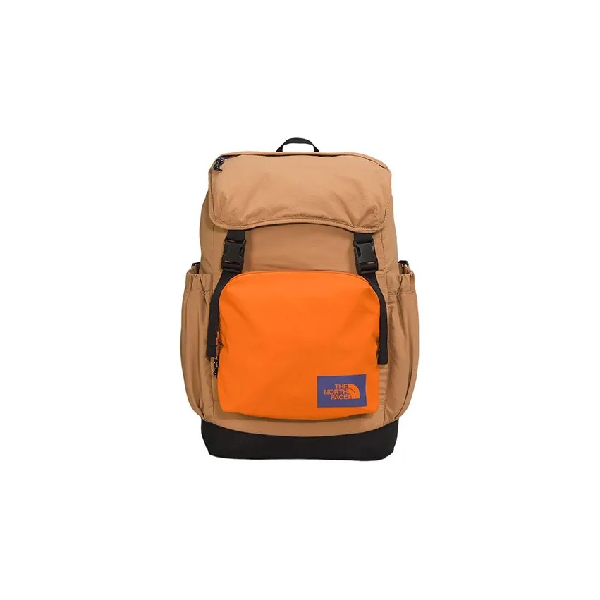 THE NORTH FACE 19L Backpack Outdoor Bag Recycled Fabric Apricot Men's