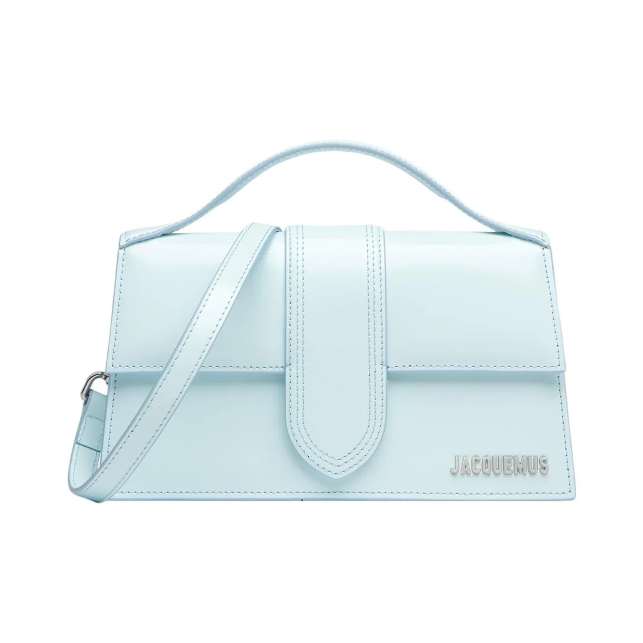 Jacquemus Calfskin Shoulder Bag, Crossbody Bag, Handbag Women's Blue