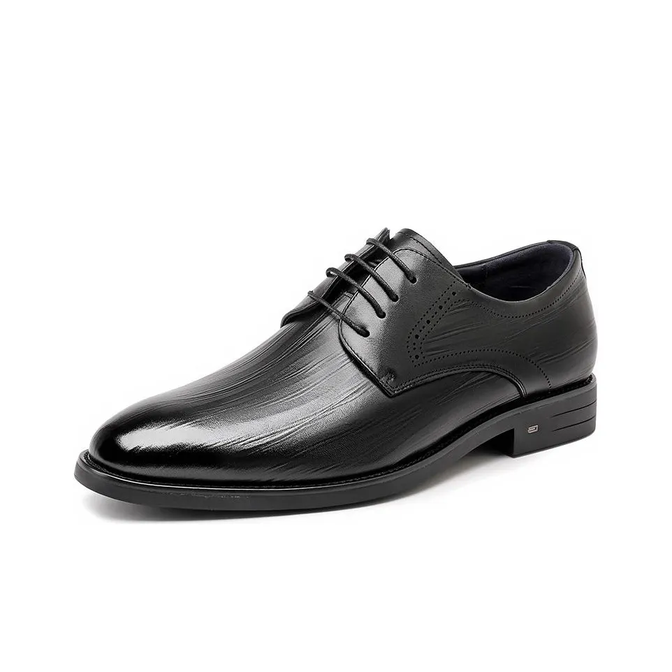 Spider King Dress Shoes Men's Low Top Black