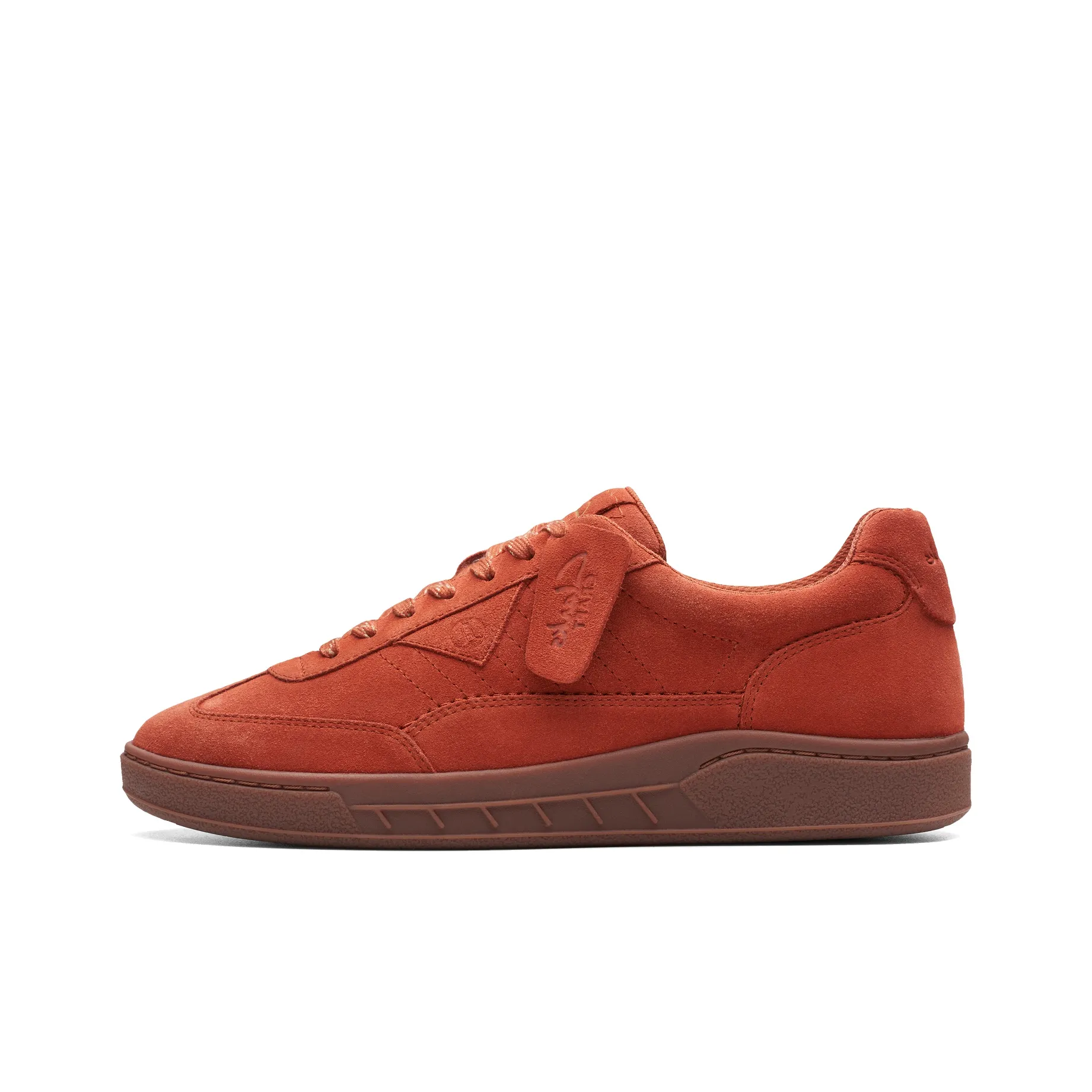 Clarks Art Movement Series Slip-Resistant Abrasion-Resistant Low-Top Skateboard Shoes Men's Red Clarks Art Movement Series Скользящие Устойчивые к Износу Низкие Кеды для Скейтбординга Мужские Красные