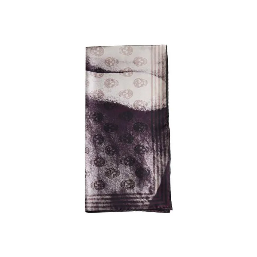 Alexander McQueen Floral Printed Square Shaped Scarf