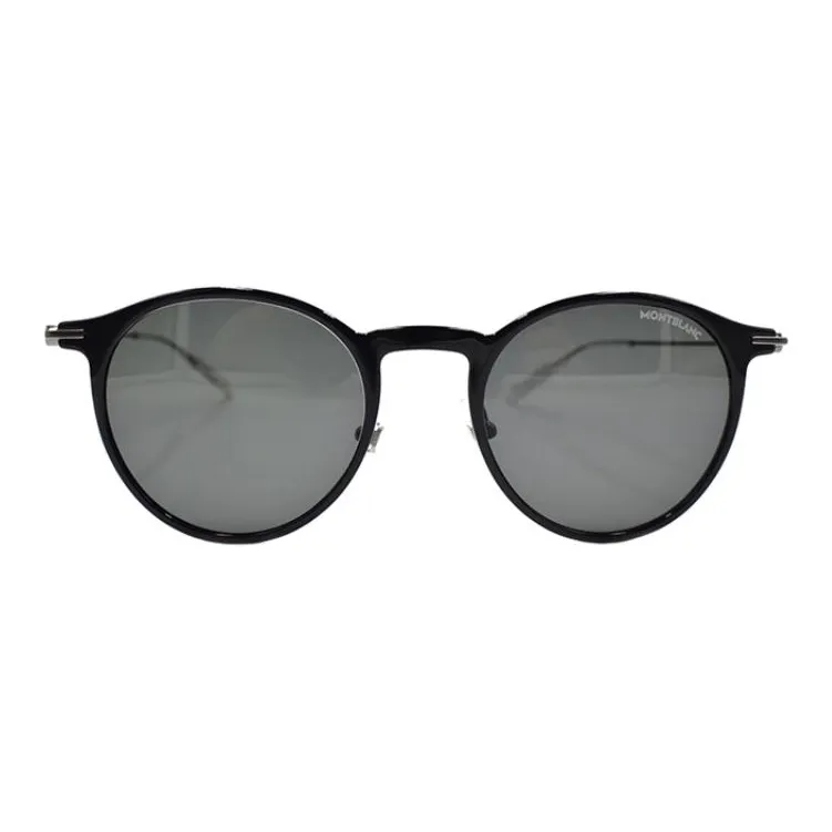 MONTBLANC Пластиковая оправа Круглые Солнцезащитные очки Мужские