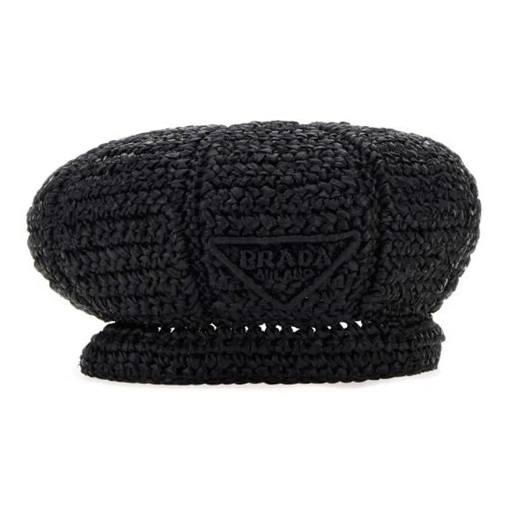 PRADA Вискоза Шапки и Кепки Женские Черные