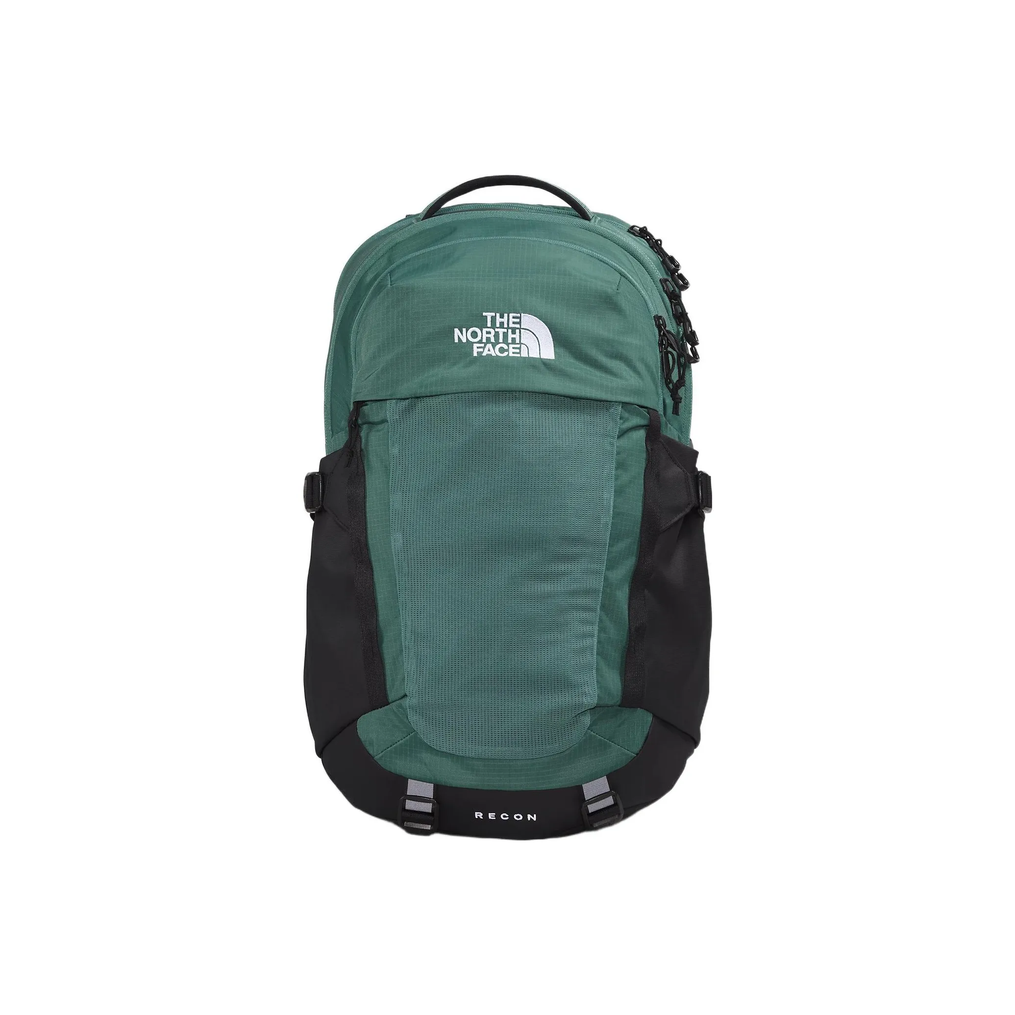 THE NORTH FACE 30L Backpack Double Shoulder Outdoor Bag Recycled Nylon Dark Sage & Black Men's