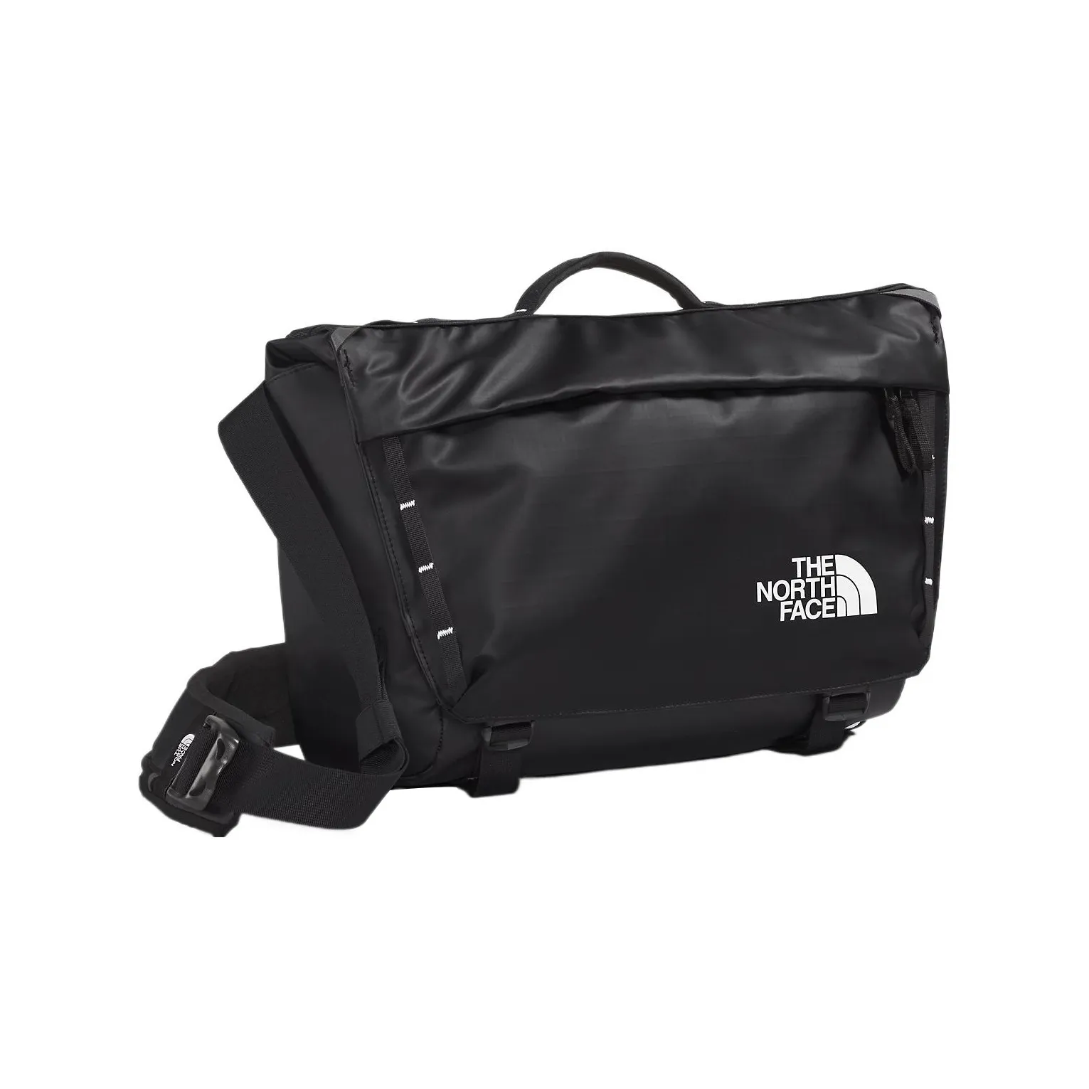 THE NORTH FACE 13L Messenger Bag Crossbody One Shoulder Outdoor Bag Recycled Material Black Unisex