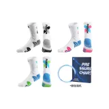 1세트 3팩 세트 (그레이 블랙+블루 그린+블루 핑크) + 무릎 스트랩