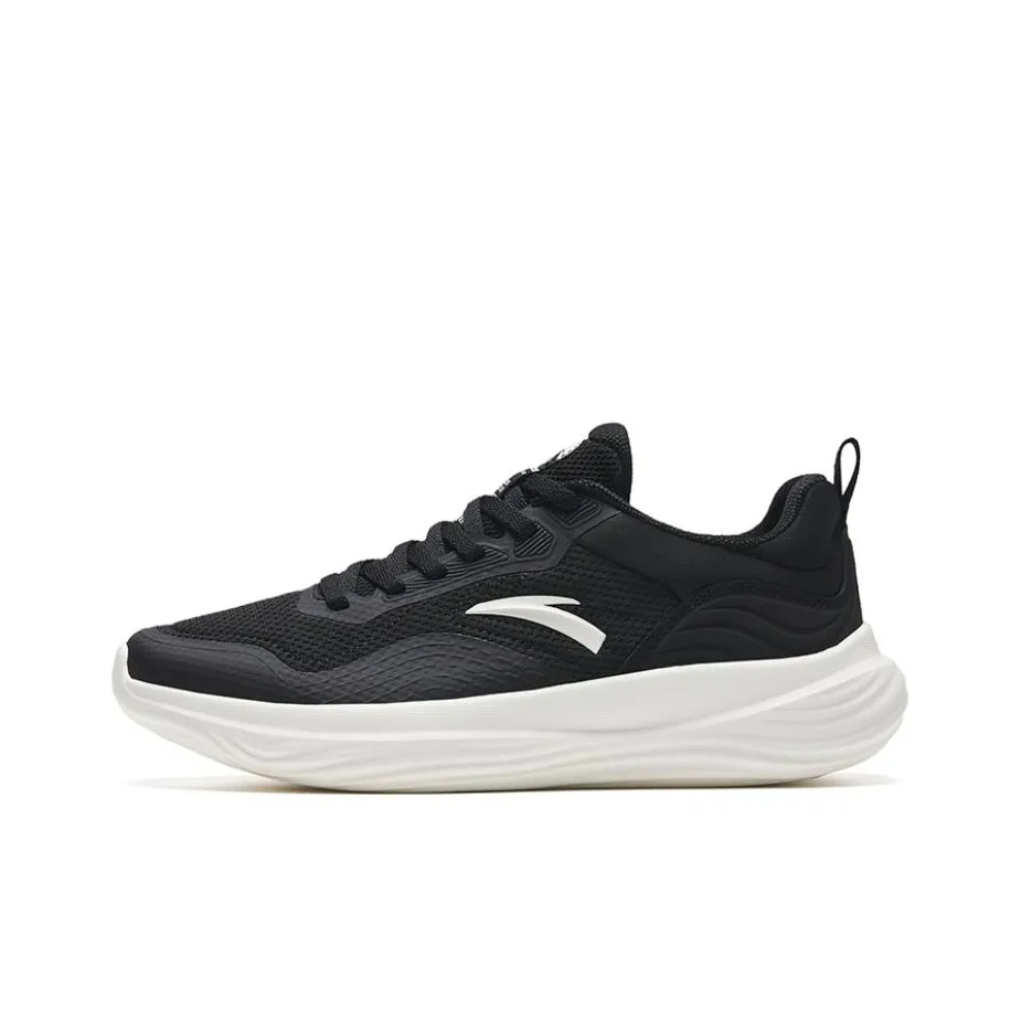 Anta Cushioning Support Low Top Training Shoes Women's Black