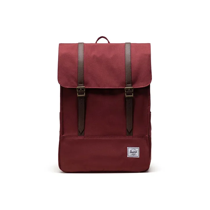 Herschel Кожа Рюкзак Стандартный Унисекс Темно-Красный Цвет