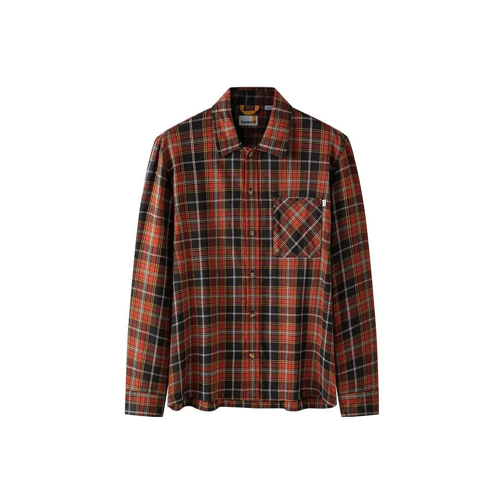 Timberland Shirt Men's Black Red
