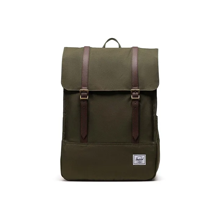 Herschel Recycled Material Backpack Regular Unisex Olive Green