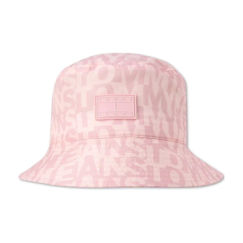 Tommy Hilfiger Polyester Bucket Hats Women's Pink