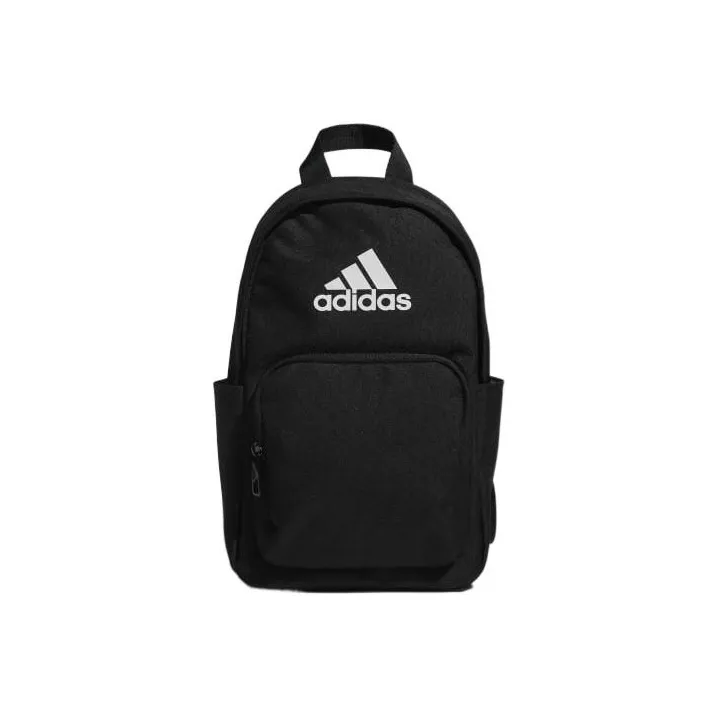 Adidas Переработанный полиэстер Спортивный рюкзак сумка через плечо сумка на плечо Унисекс Черный