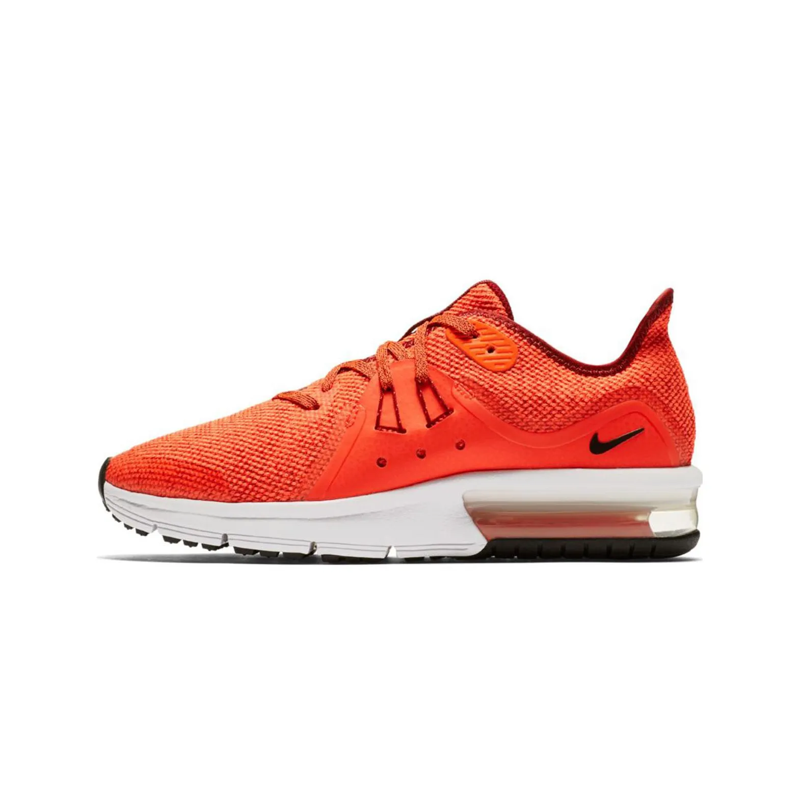 Nike Air Max Sequent Anti Slip Wear Resistant Low Top Casual Shoes GS Orange