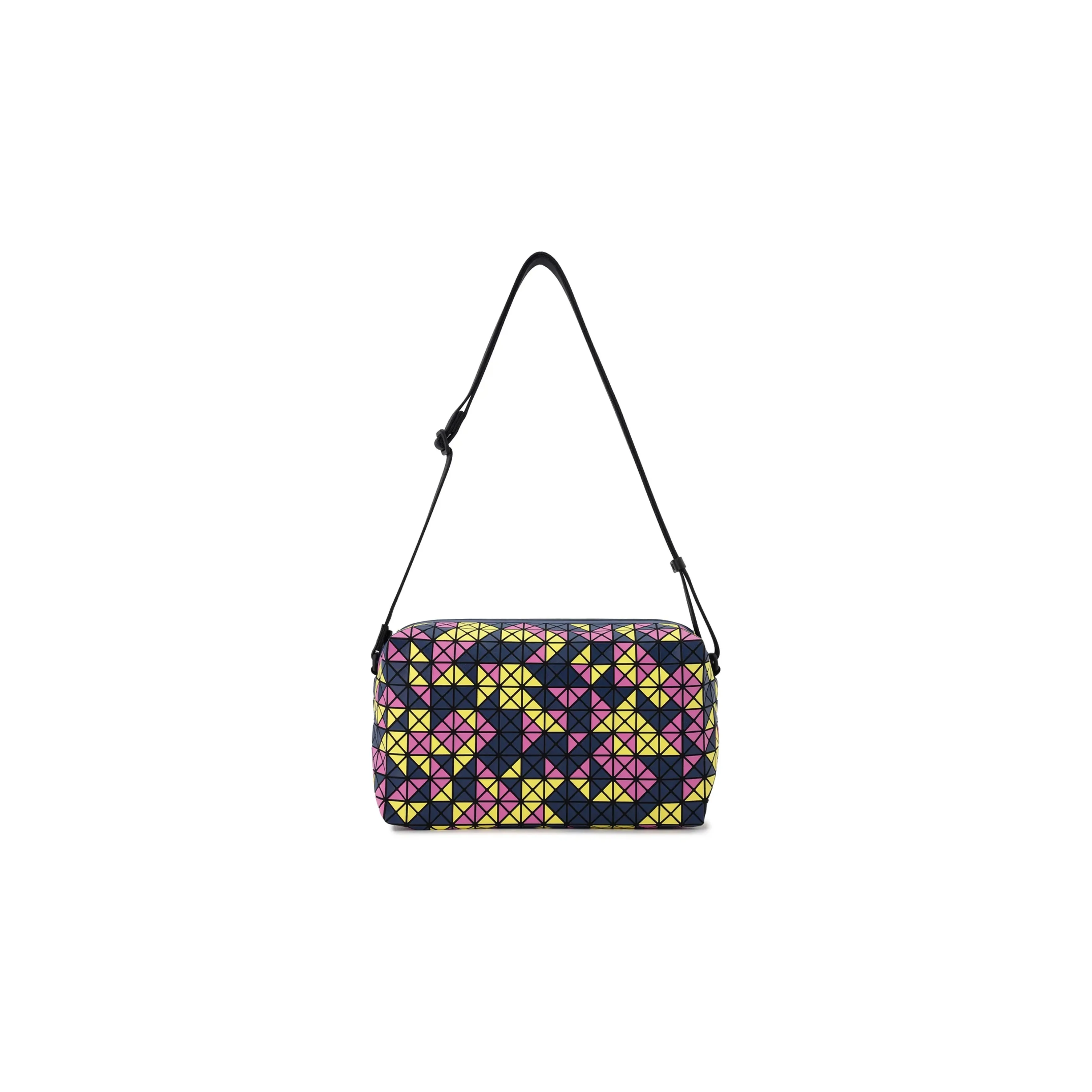 ISSEY MIYAKE Saddle Nylon Camera Bag, Crossbody Bag, Shoulder Bag Unisex Purple