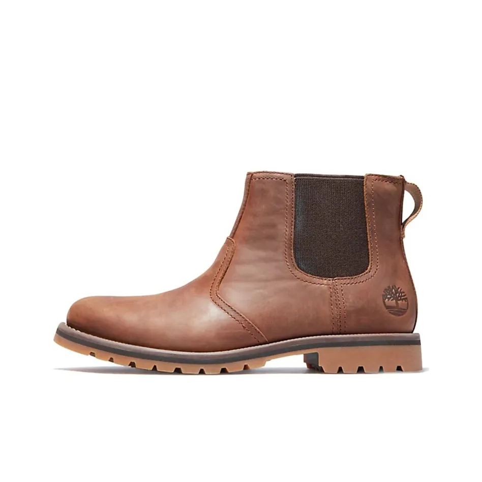 Timberland Larchmont Chelsea Boots Men's Mid top Brown