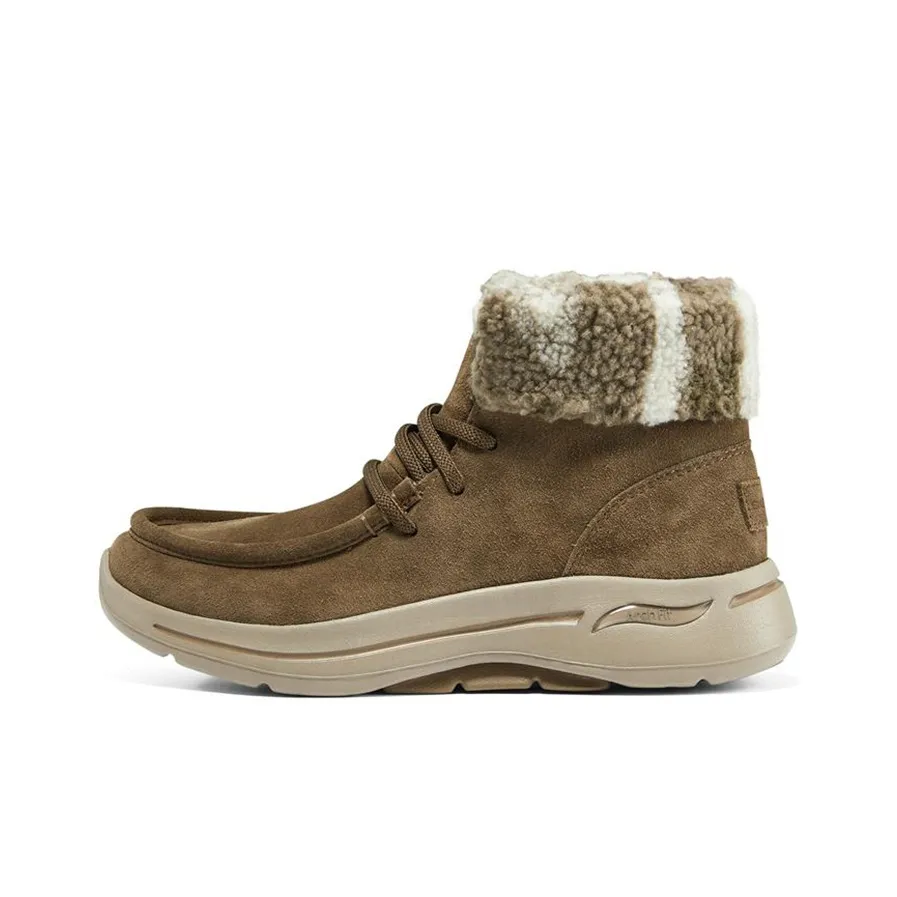 Skechers Go Walk Arch Fit Ankle Boots Women's Brown