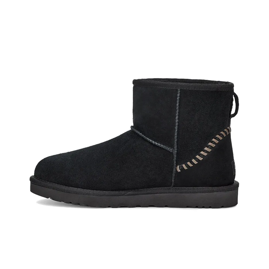 UGG Classic Mini Deco Suede Boot 'Black'