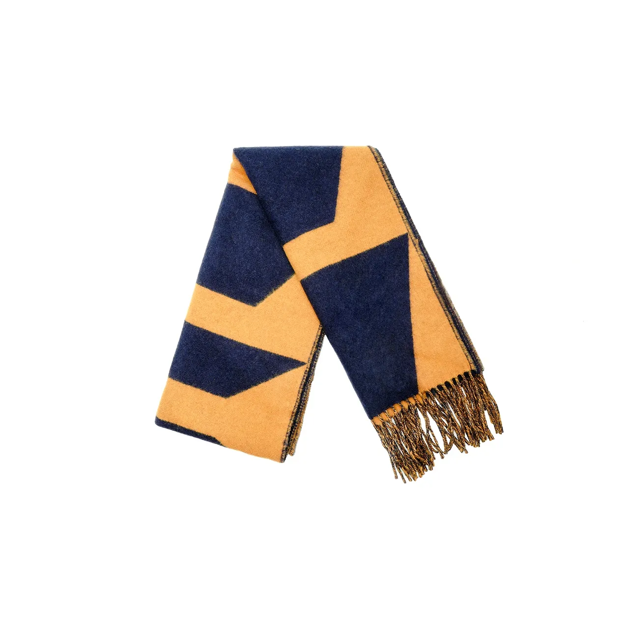 HERMES Кашемир Вязаные Шарфы Унисекс Желтый