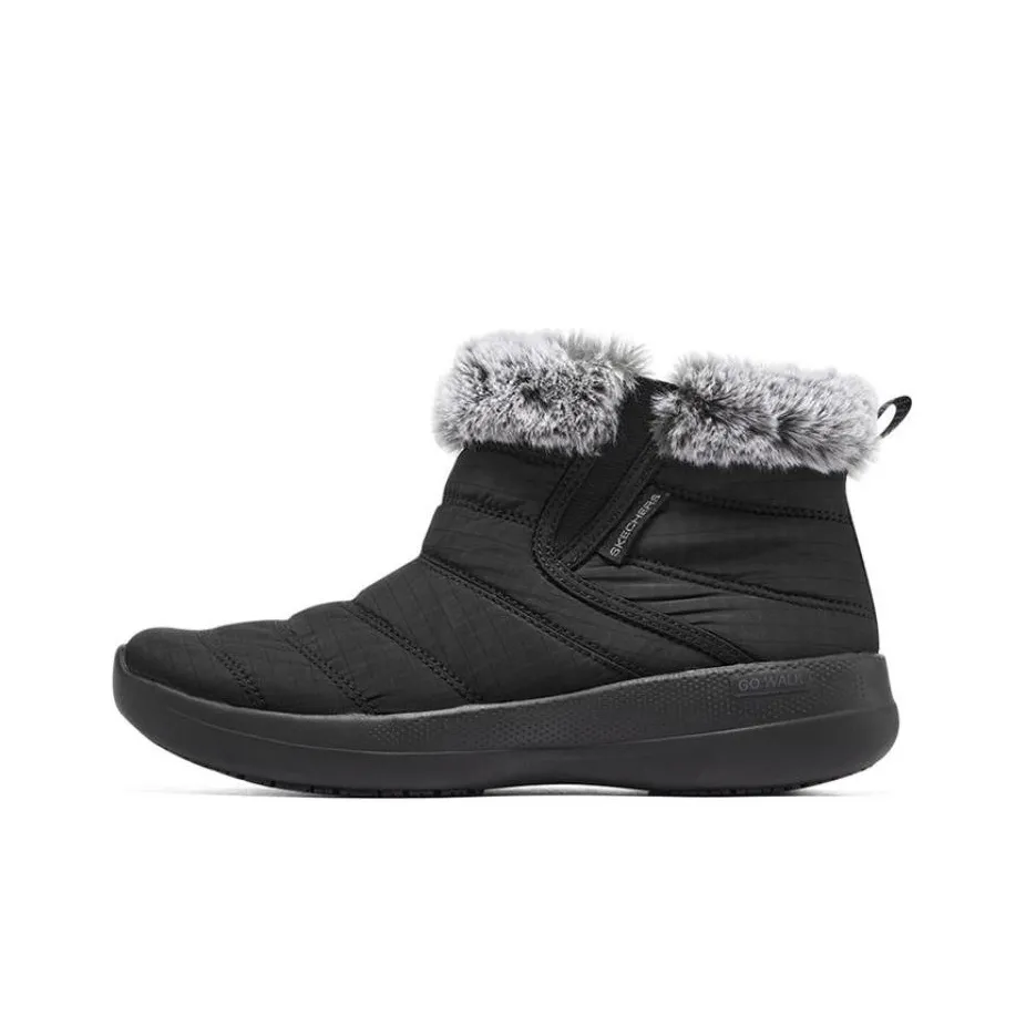 Skechers Go Walk Stability Boot 'Black White' Women's