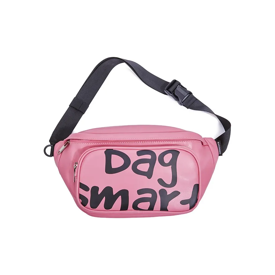 BAGSMART ПУ (полиуретан) Бананка Унисекс Сливово-розовый Муссовый черный Capri синий Оливково-зеленый