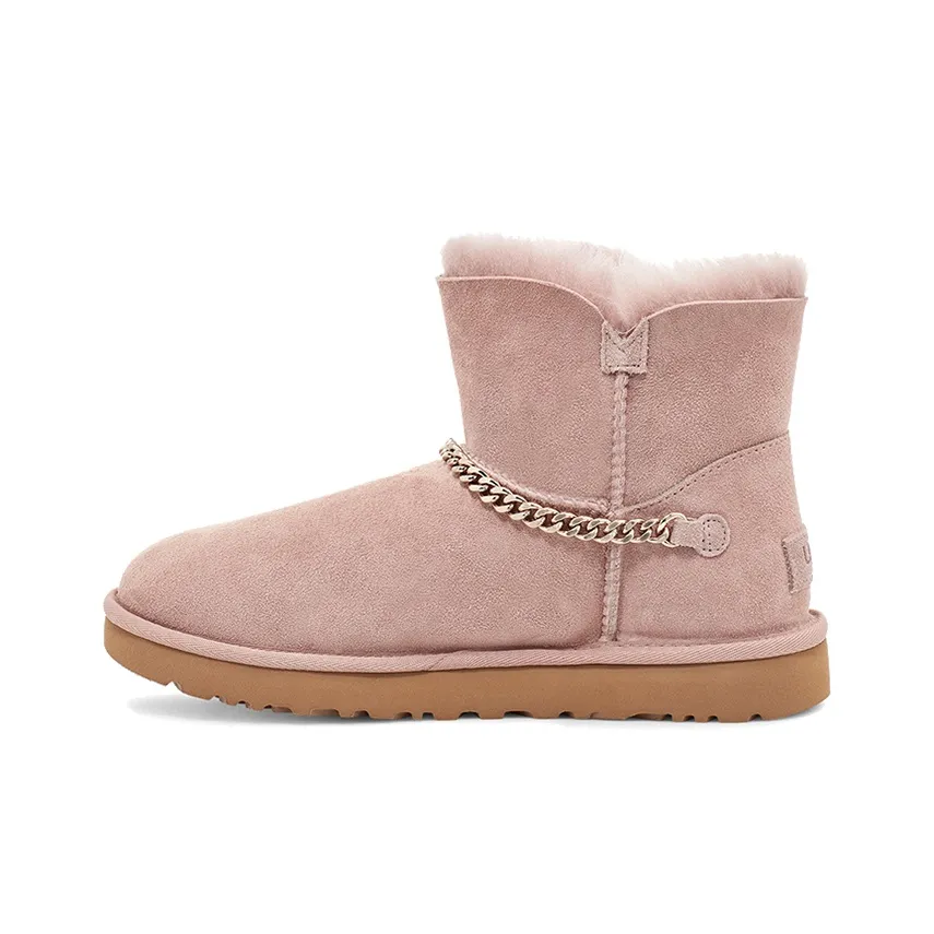 UGG Classic Charm Mini Stay Warm Fleece Lined Pink Women's
