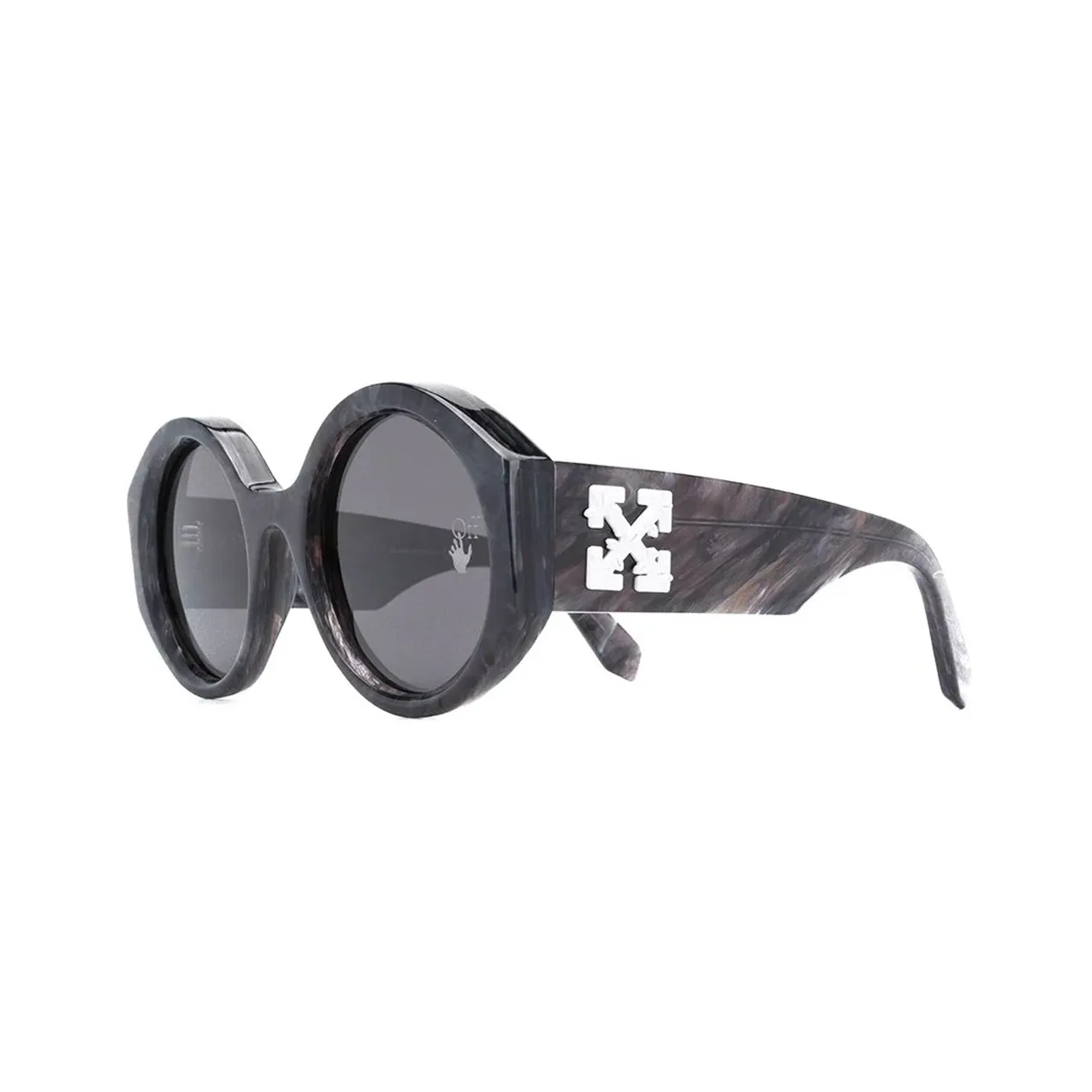 OFF WHITE Sara Round Frame Sunglasses