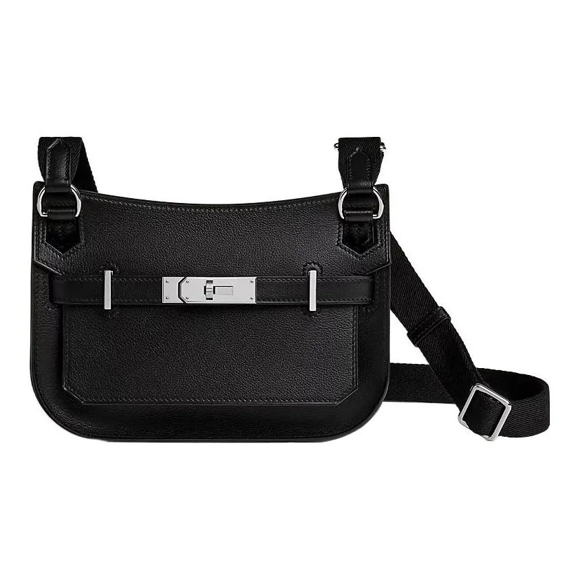 HERMES Jypsiere Evergrain Calfskin Crossbody Bag, Shoulder Bag Women's