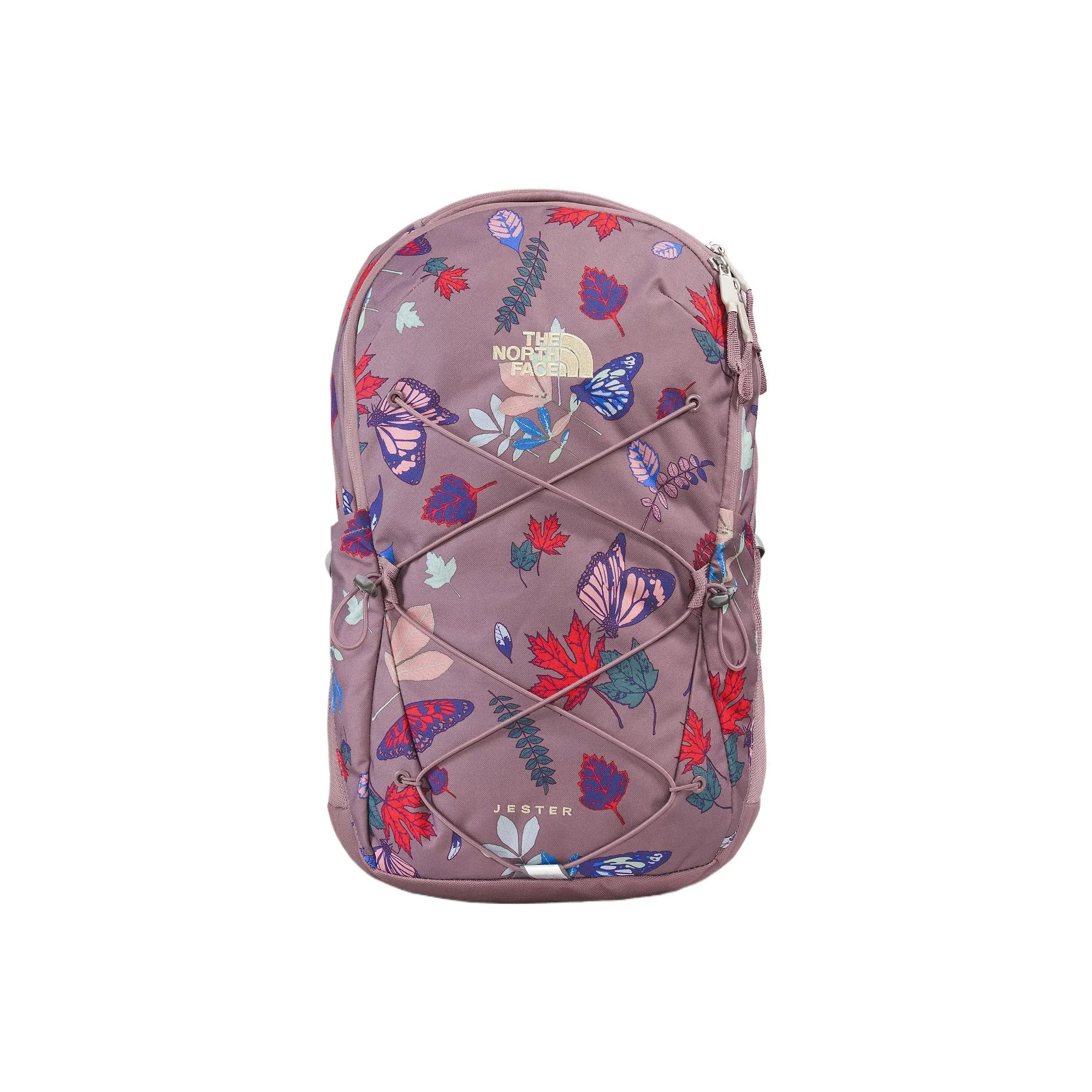 The North Face 27L Рюкзак Двойной Плечо На открытом воздухе Сумка Переработанный полиэстер Таро фиолетовый Женские
