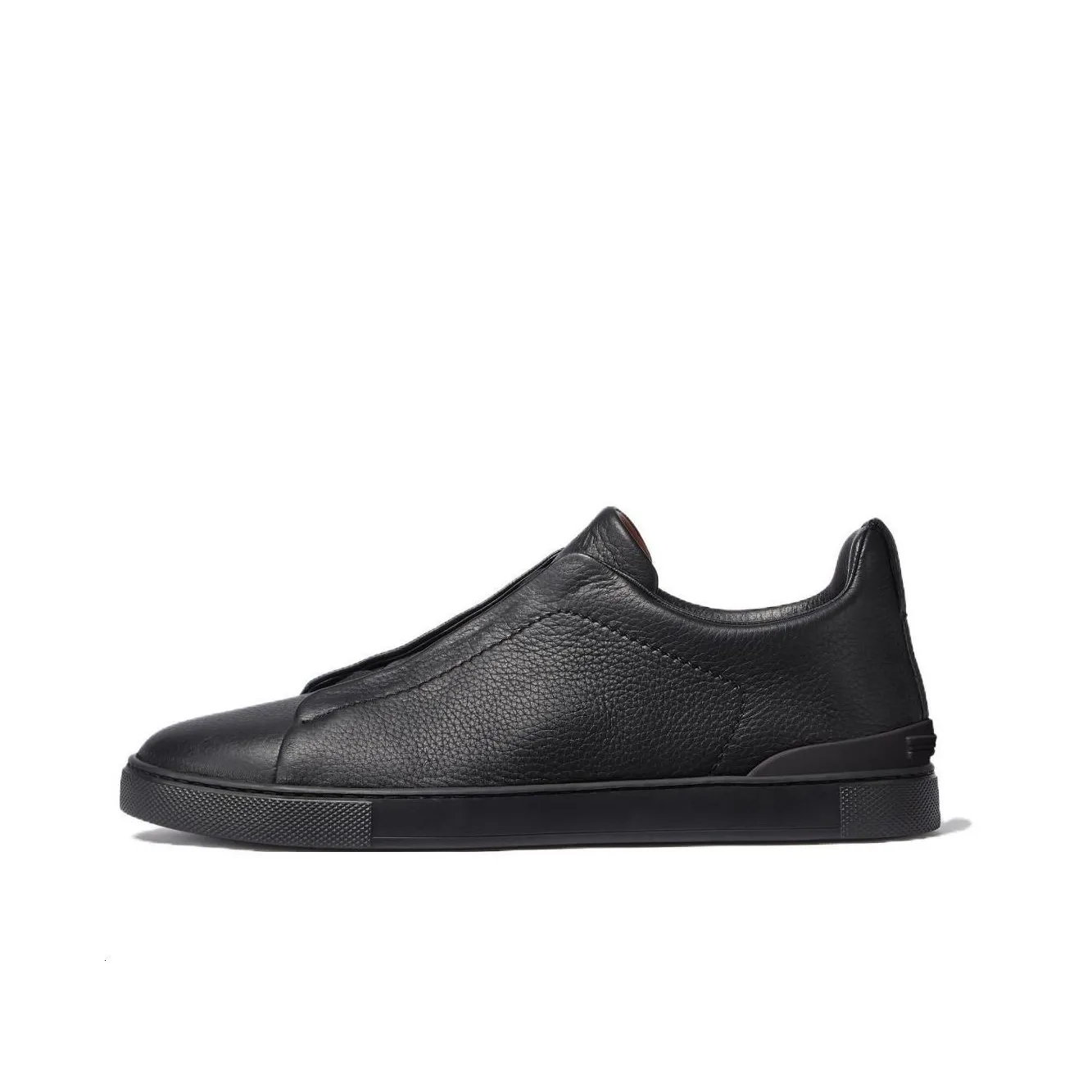 Zegna Low Top Skateboard Shoes Men's Black