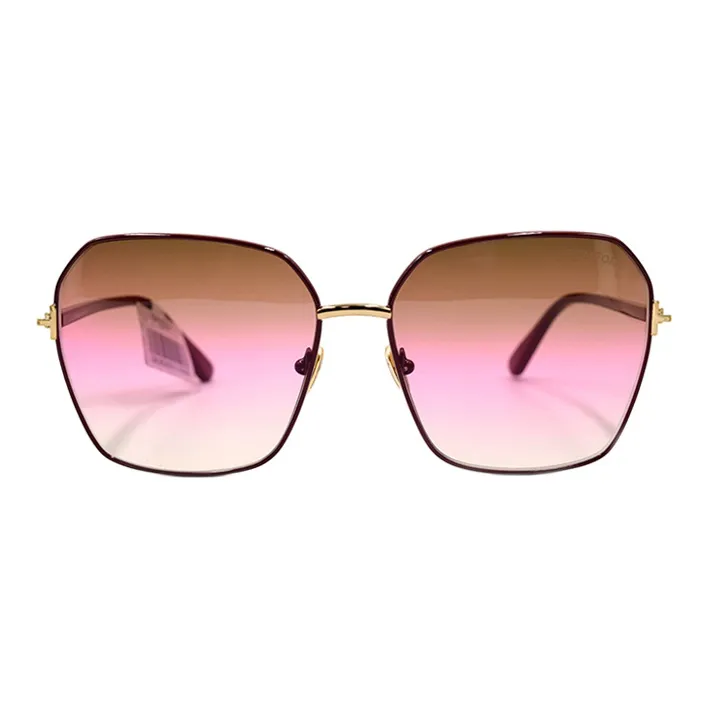 TF Квадратные Солнцезащитные Очки Женские Красные