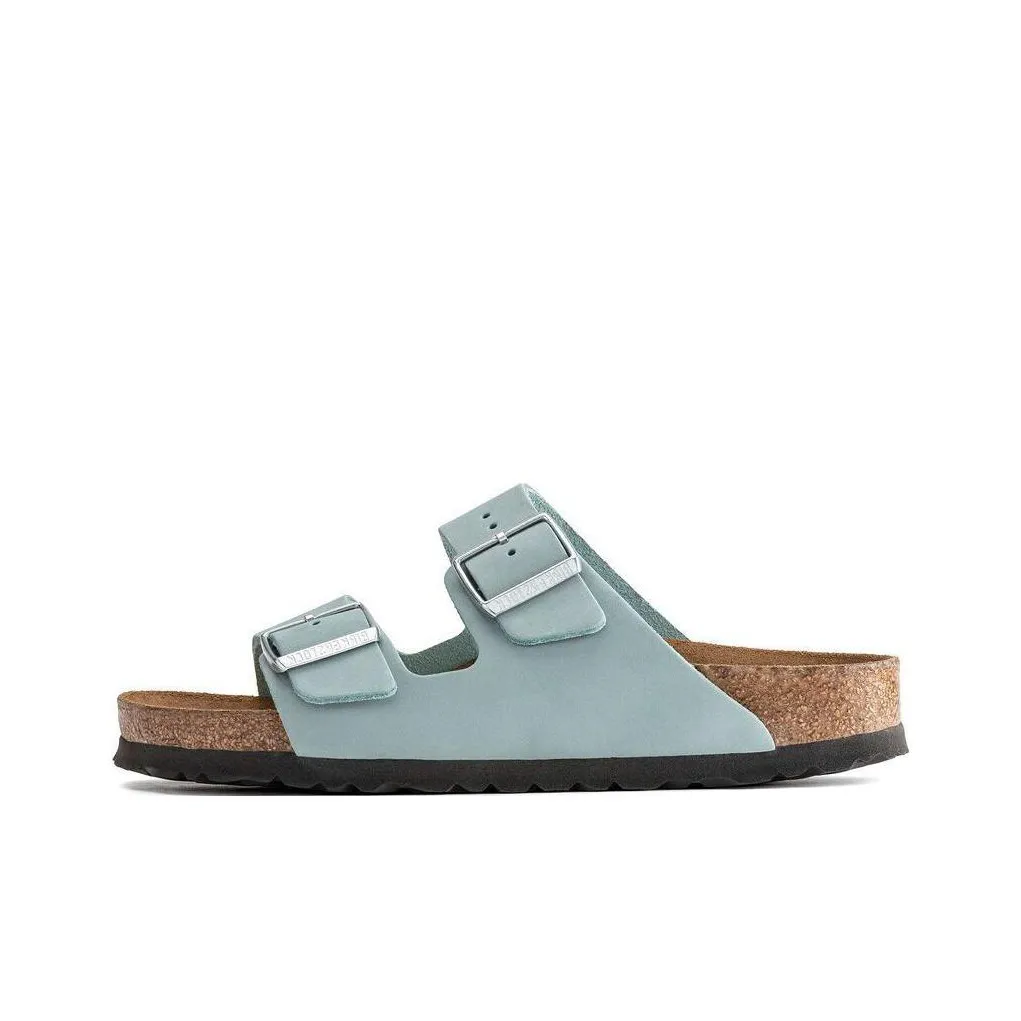 Birkenstock Women's Arizona Soft Footbed Narrow 'Faded Aqua'