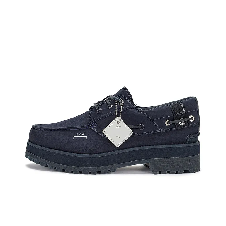 Timberland X A Cold WALLWaterproof Authentic 3 Eye Boat Shoe 'Navy'