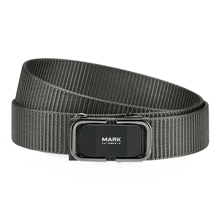 FAIRWHALE Slouchy Design, No Clips Automatic Inward Curling Hair Woven Sports Belts Men's Width 3.4CM