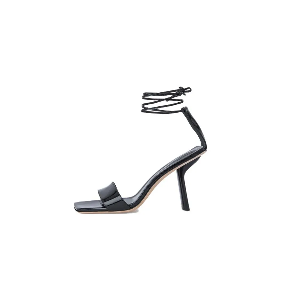 By Far Devon 100mm Leather Sandals Women's