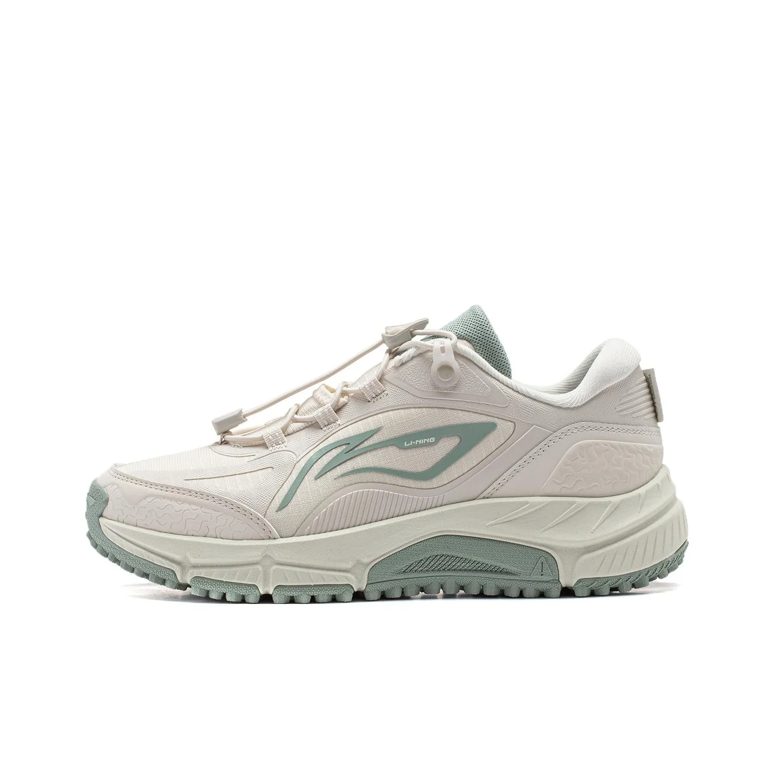 LiNing Shock Absorbers Low Top Running Shoes Women's Pearl White