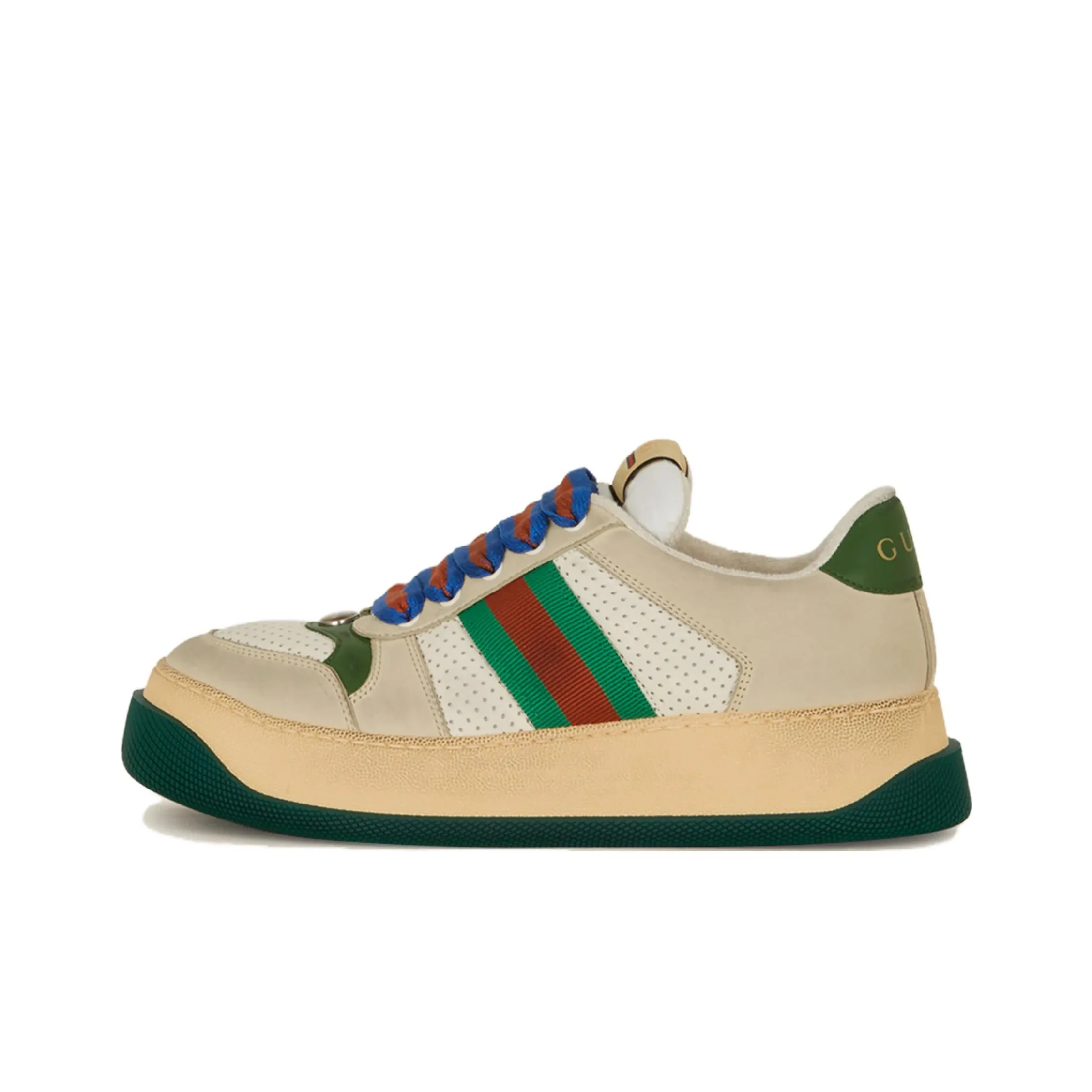 GUCCI Screener Sneaker 'Off White Green Red'
