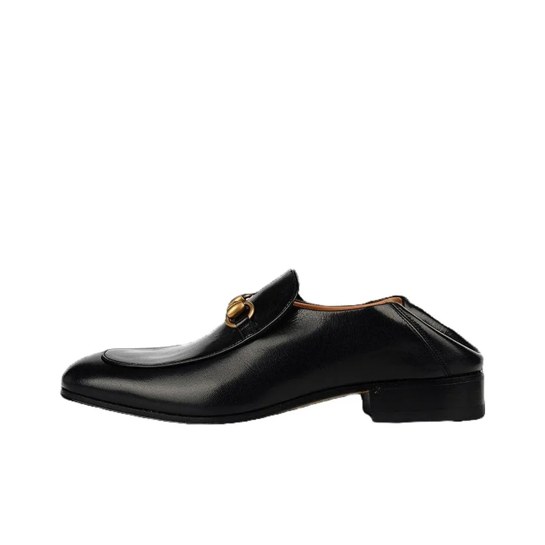 GUCCI Horsebit Leather Mule