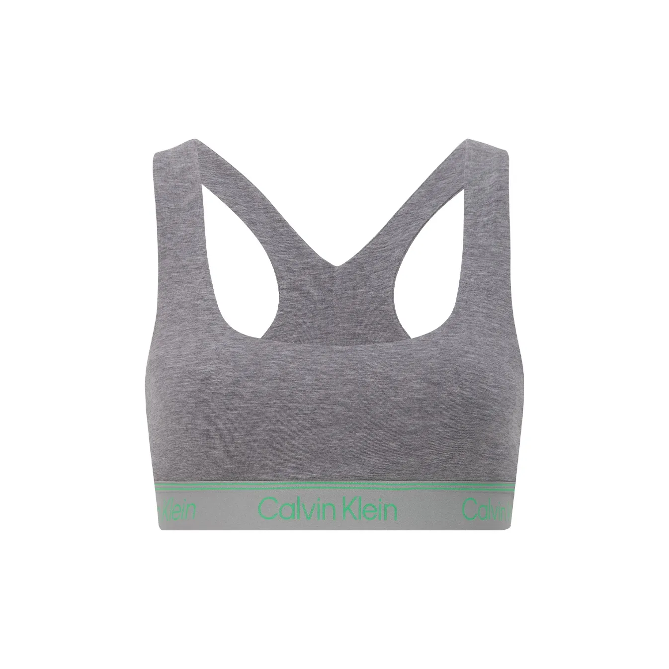 CALVIN KLEIN Moving The Gravitational Band Bra Women's Hero Gray