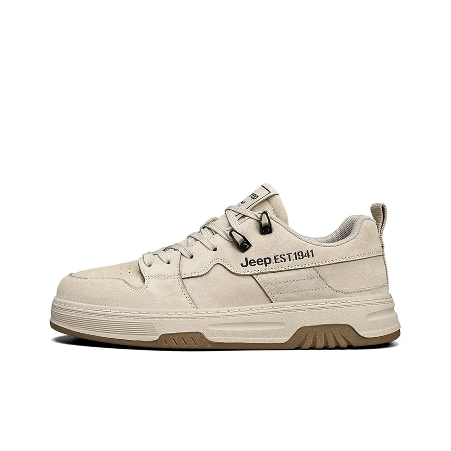 Jeep Low Top Casual Shoes Men's Sand
