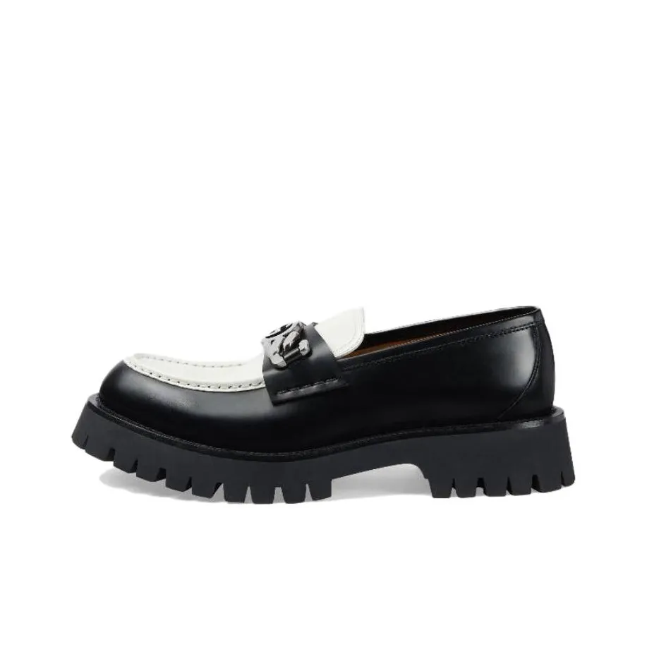 GUCCI Loafer 'Interlocking G Black Off White'
