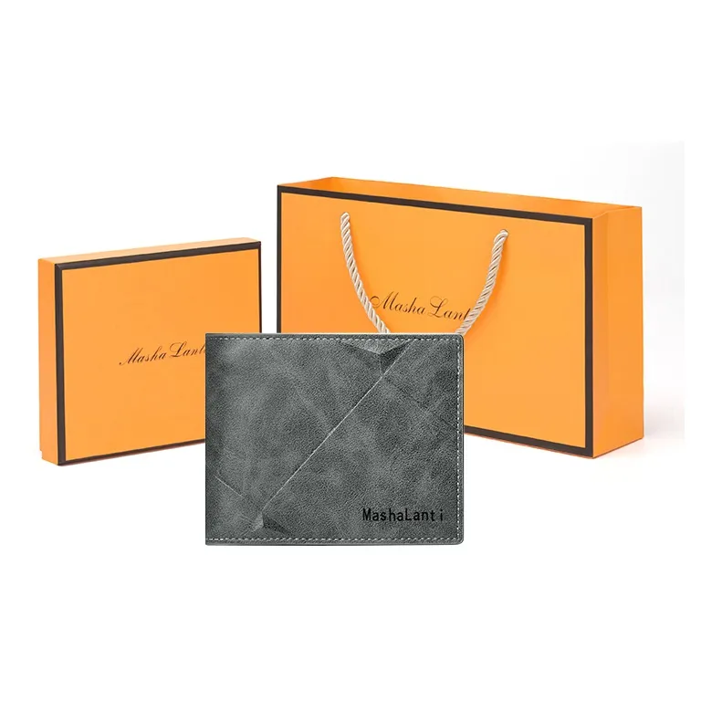 MashaLanti Синтетическая кожа Кошелек для монет Кошелек Кошелек Стандартный Мужской Серый Зеленый