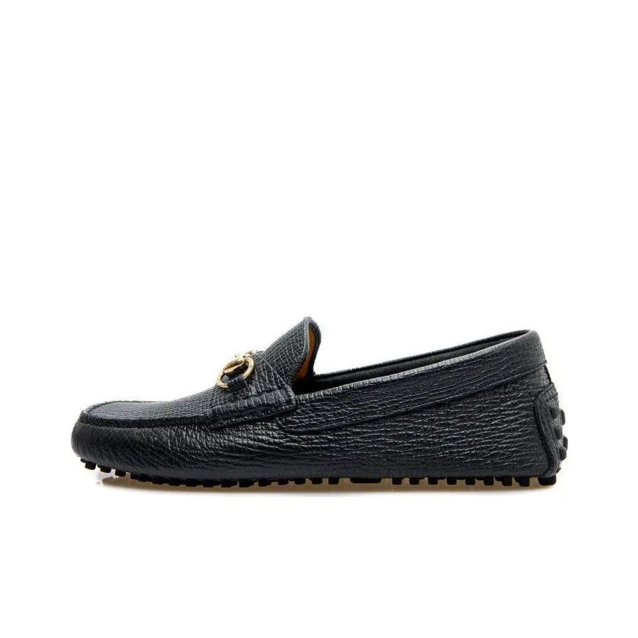 GUCCI Horsebit-detail Leather Loafers