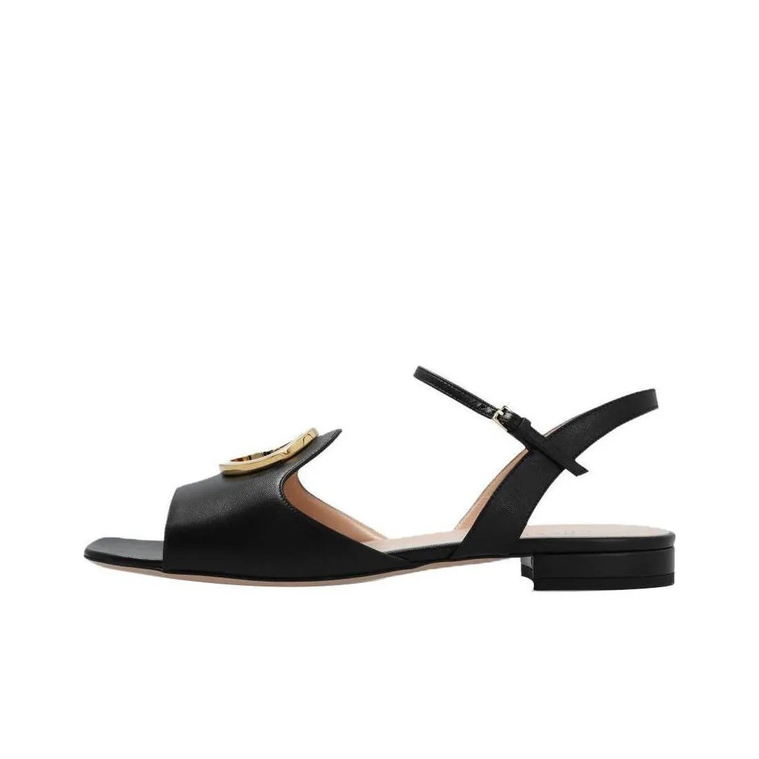 GUCCI Interlocking G-logo Leather Sandals