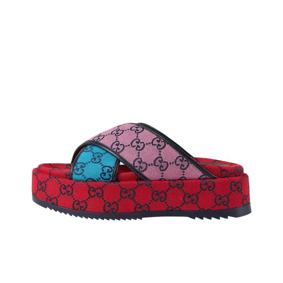 GUCCI GG Platform Sandal Multicolor Women's’s