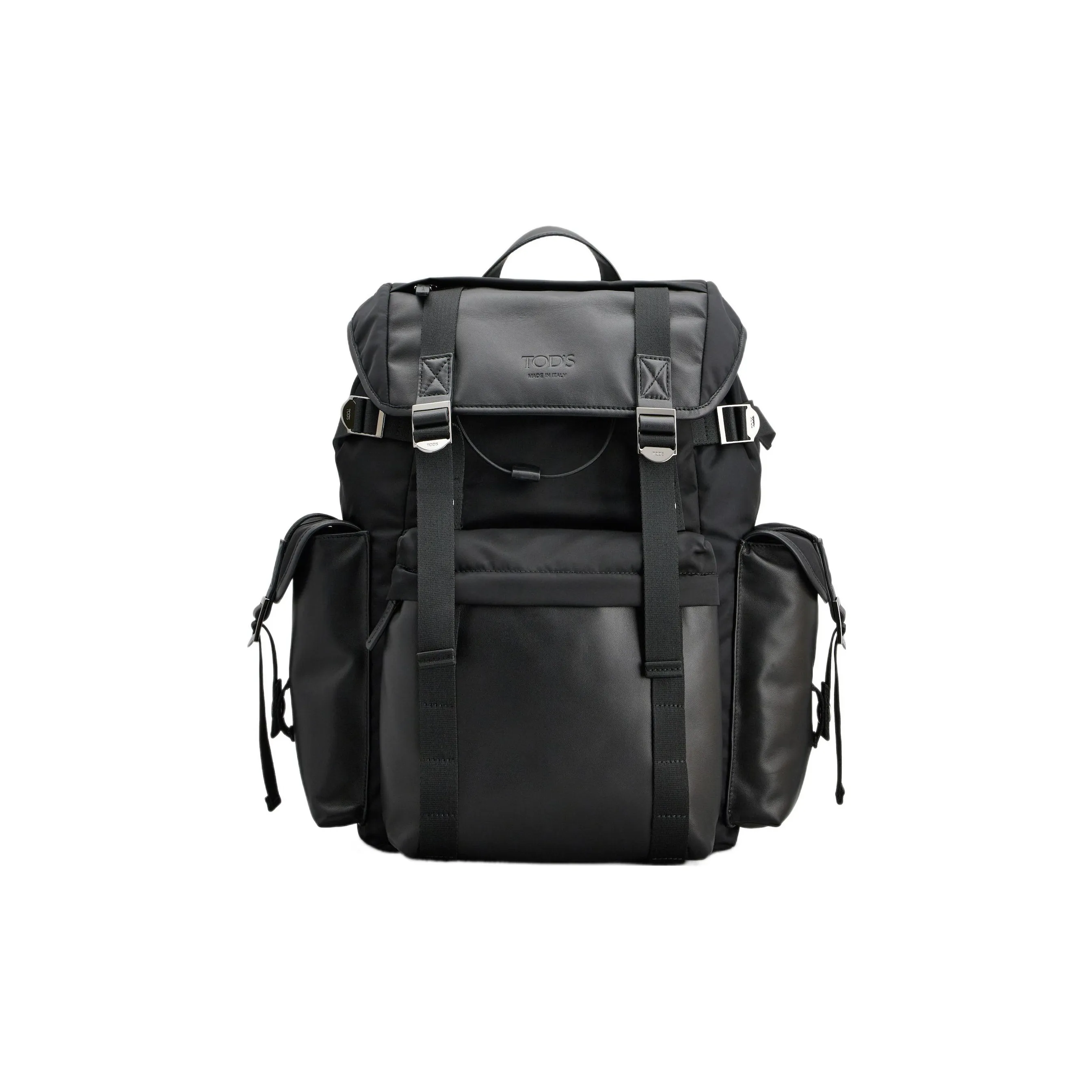 TOD'S Debossed Logo Buckle Fastened Backpack