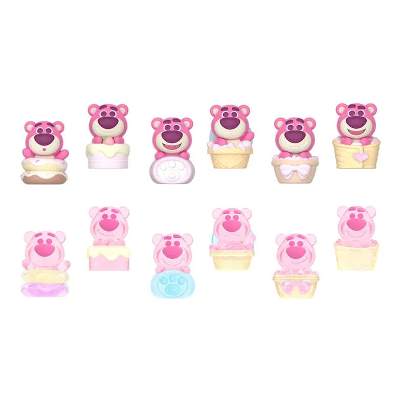 TOP TOY X Disney Серия Strawberry Bear Мини Dessert Party Слепые коробки Один Mystery Сумка Целая коробка 12 шт