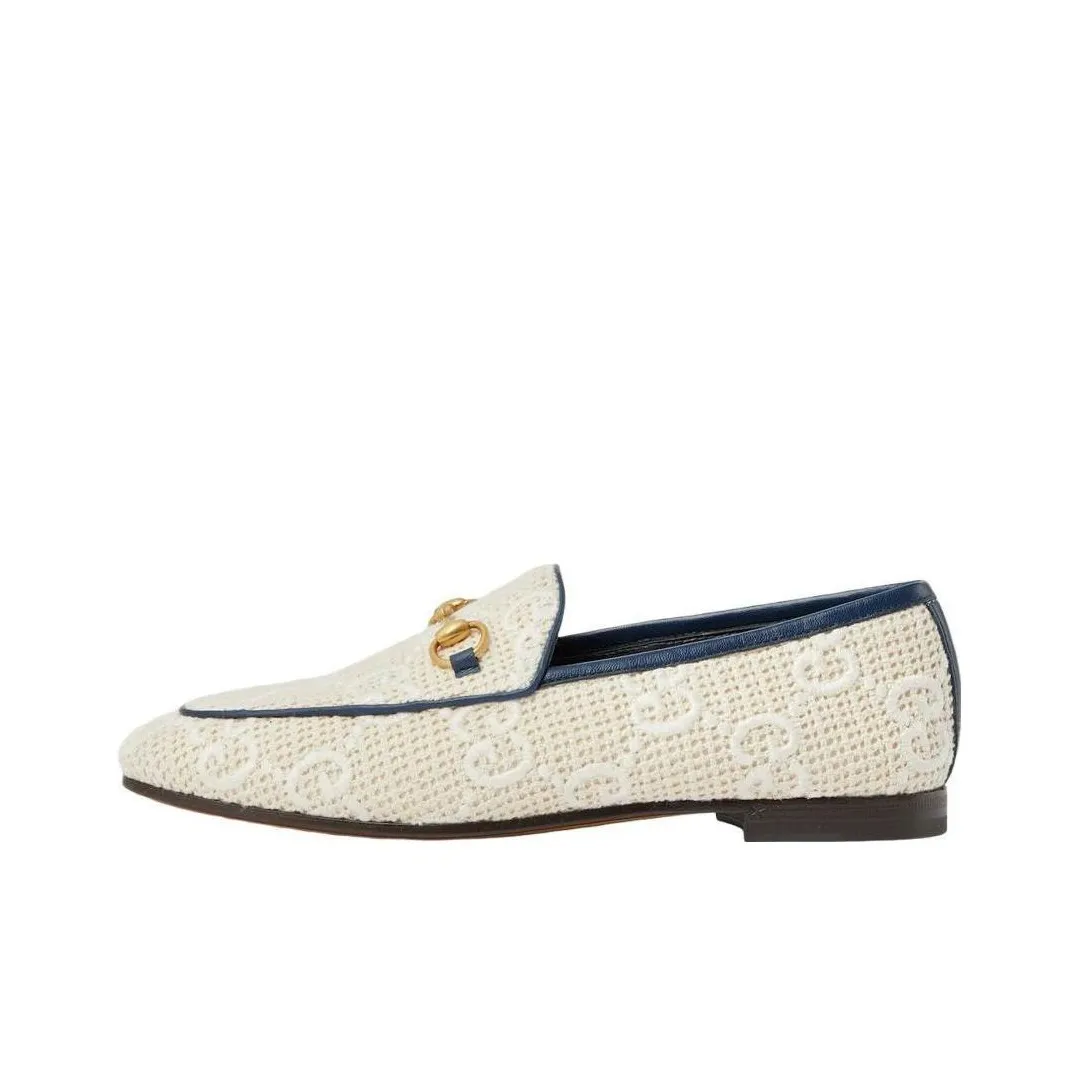 GUCCI Jordaan Loafers Women's White