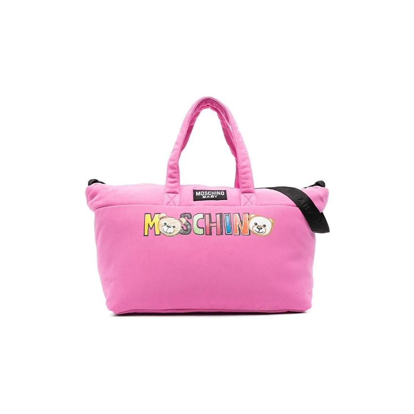 MOSCHINO Тедди с хлопком MOTHER And Детский Сумка Сумка через плечо Сумка для малыша Фуксия