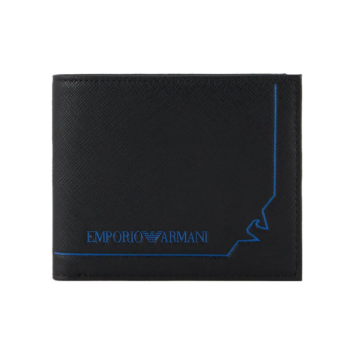 EMPORIO ARMANI ПУ (полиуретан) Полиуретан Кошелек Мужской Черный Синий